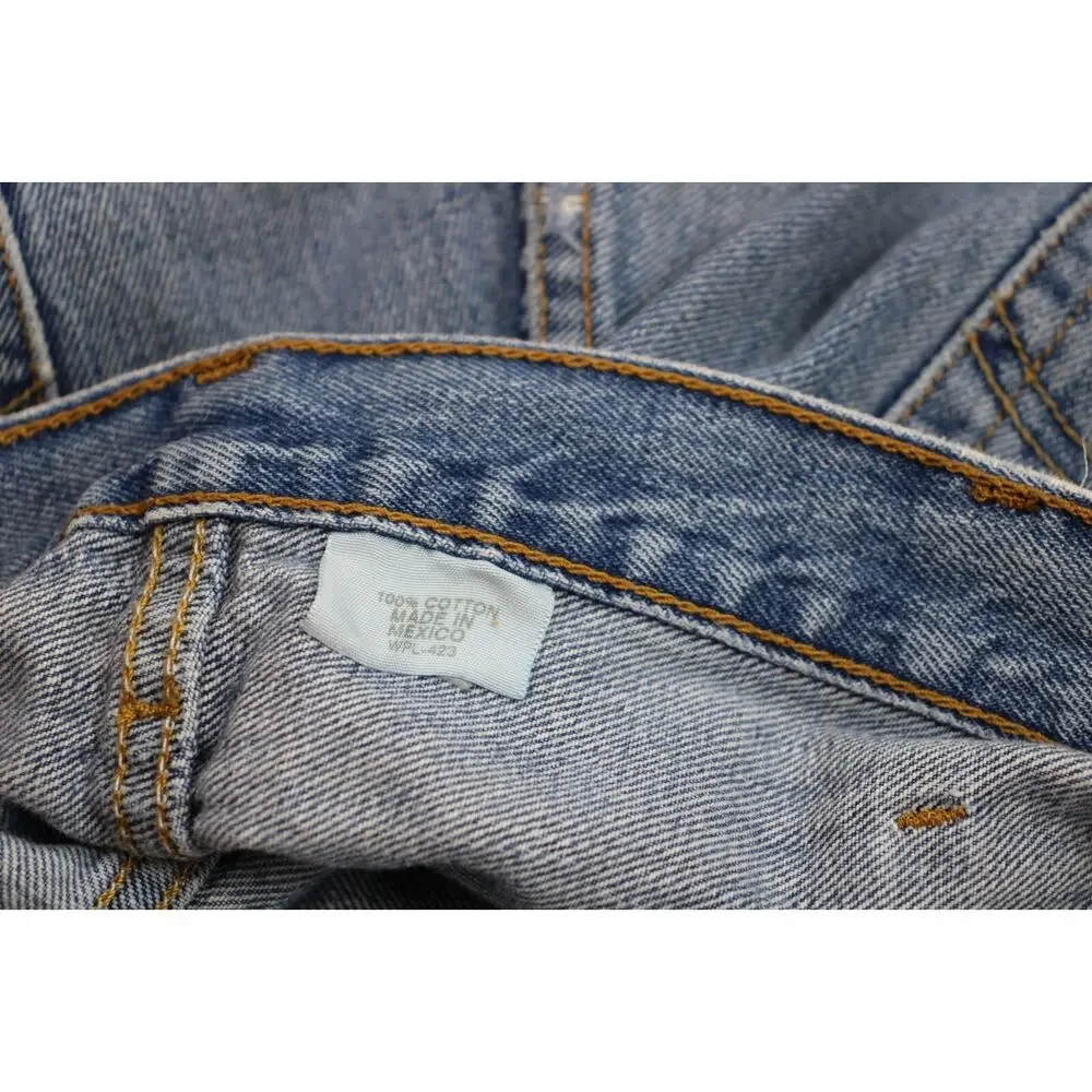 Levi's 501 Jeans Mens 38 X 30 Blue Denim 100% Cotton Button‎ Fly Straight Leg